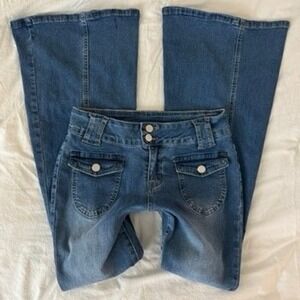 Y2K 2000s NF Lowrise Flare Jeans